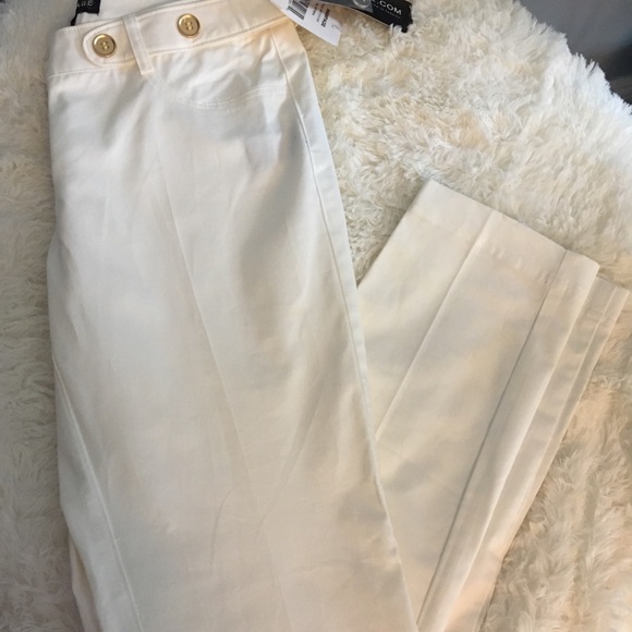 ✨Rampage White Stretch Straight Leg Slacks Size 1 - Picture 4 of 8
